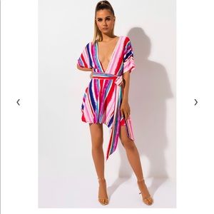 Almost is Never Enough Printed Romper